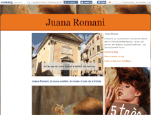 Tablet Screenshot of juanaromani.com